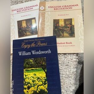 Memoria Press and Simply Charlotte Mason Poetry and Grammar Books